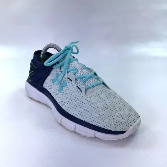 Under Armour Womens Speedform Fortis Running Shoes Blue 1258728-100 Low Top 10 M - Picture 2 of 11